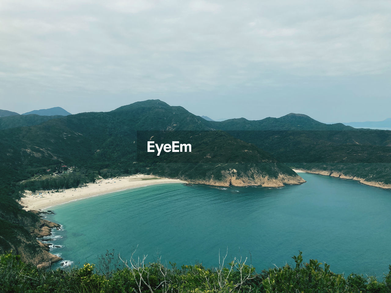 Scenic view of long ke wan, sai kung