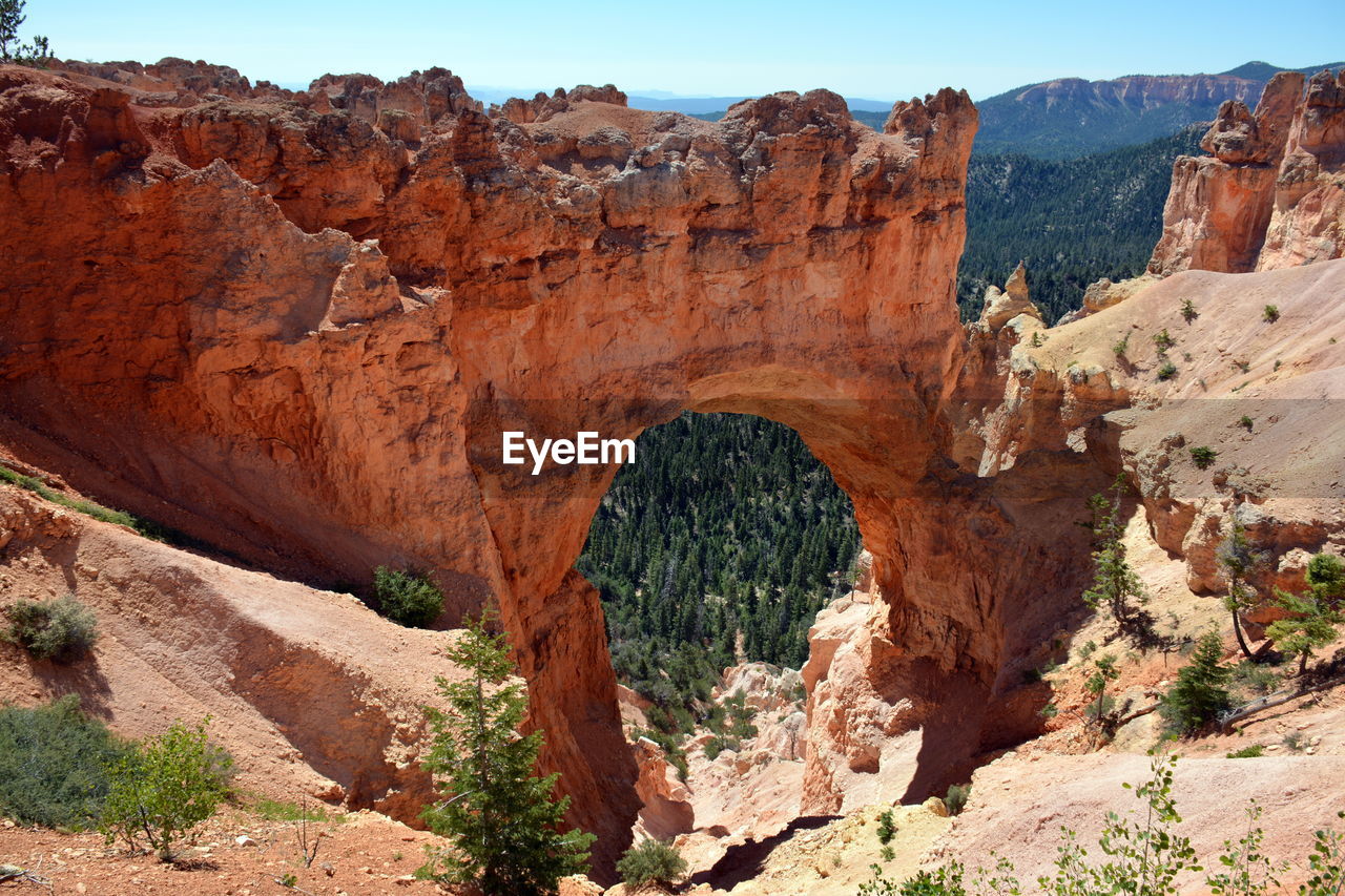 VIEW OF ROCK FORMATIONS