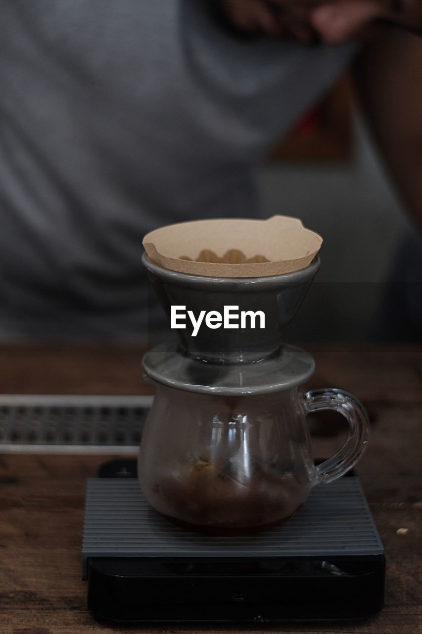 CLOSE-UP OF COFFEE IN CUP