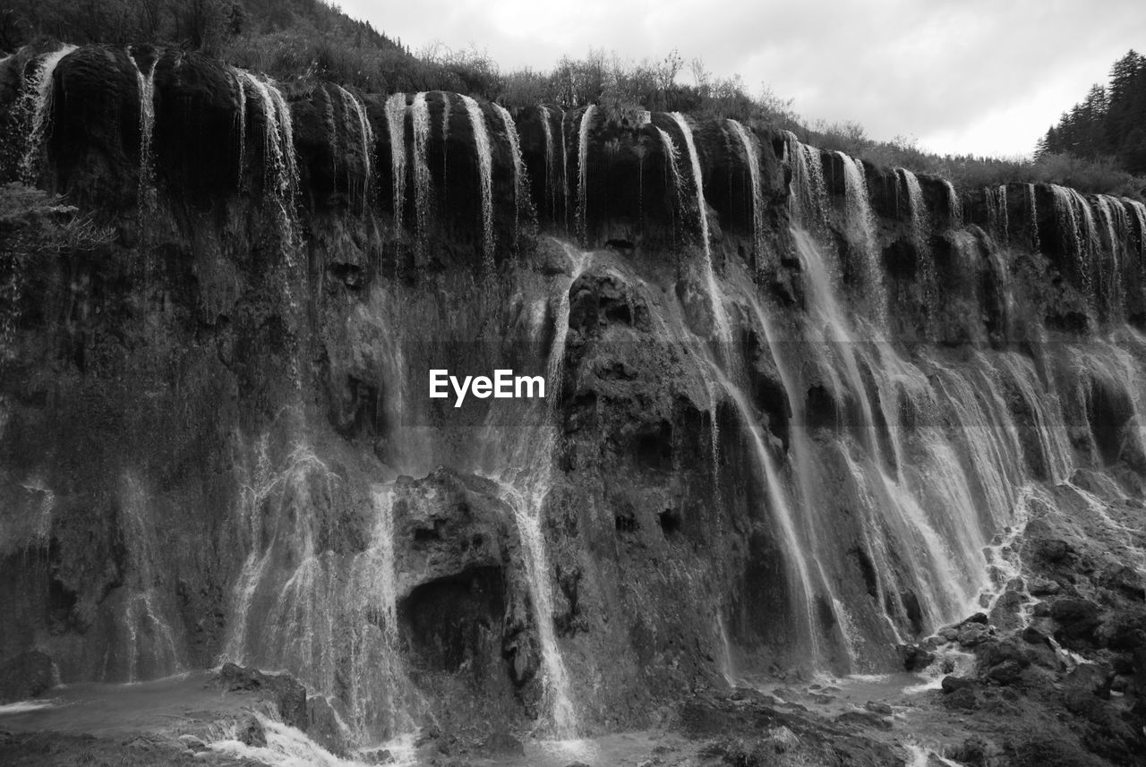 SCENIC VIEW OF WATERFALL