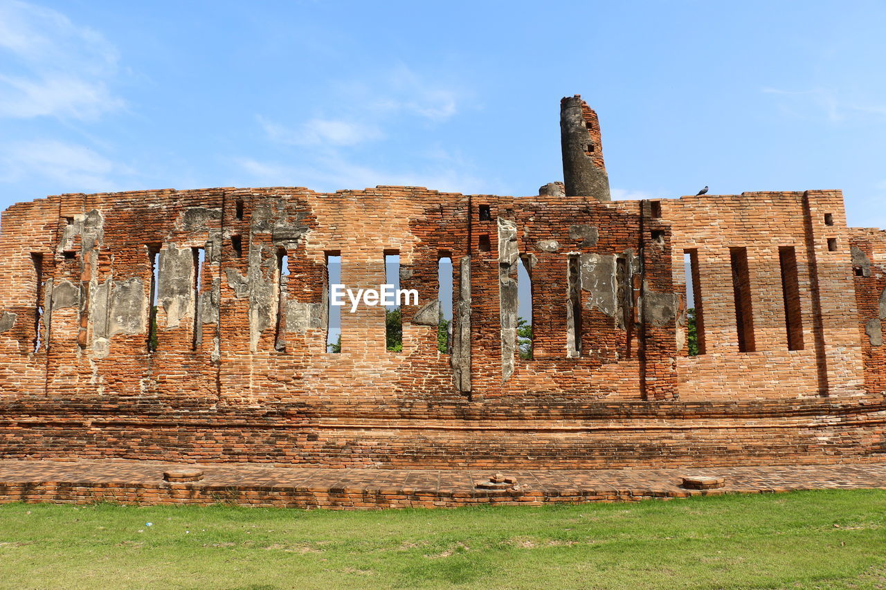 Old ruins of building