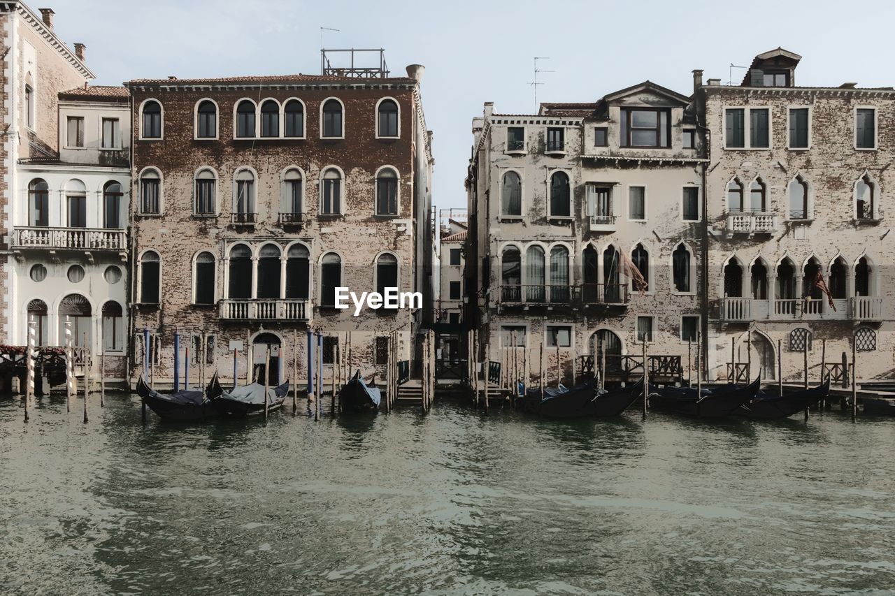 reflection of built structures in city