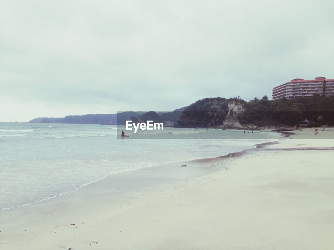 View of beach against sky