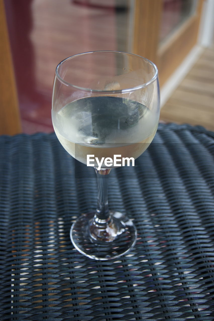 Close-up of wineglass