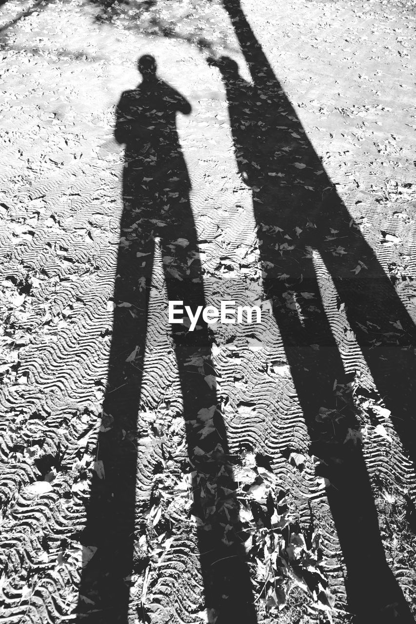 SHADOW OF PERSON ON WALL