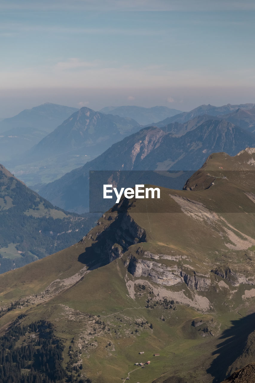 SCENIC VIEW OF MOUNTAIN RANGE AGAINST SKY