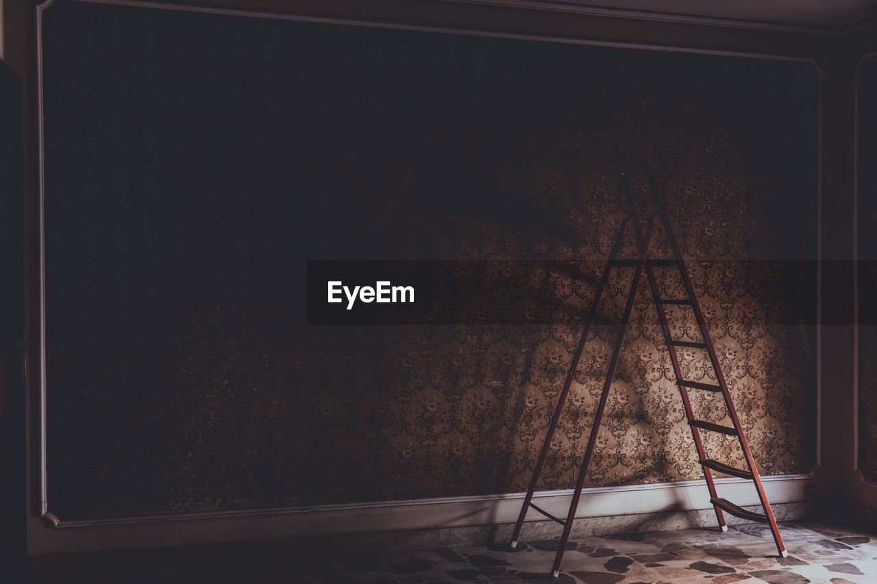 Ladder in abandoned house