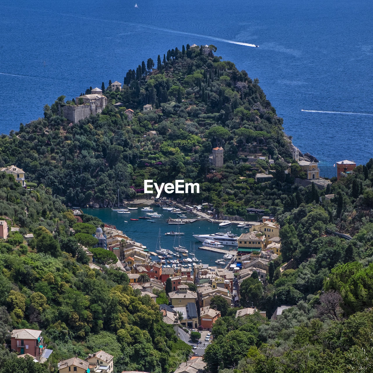 The bay of portofino. italy