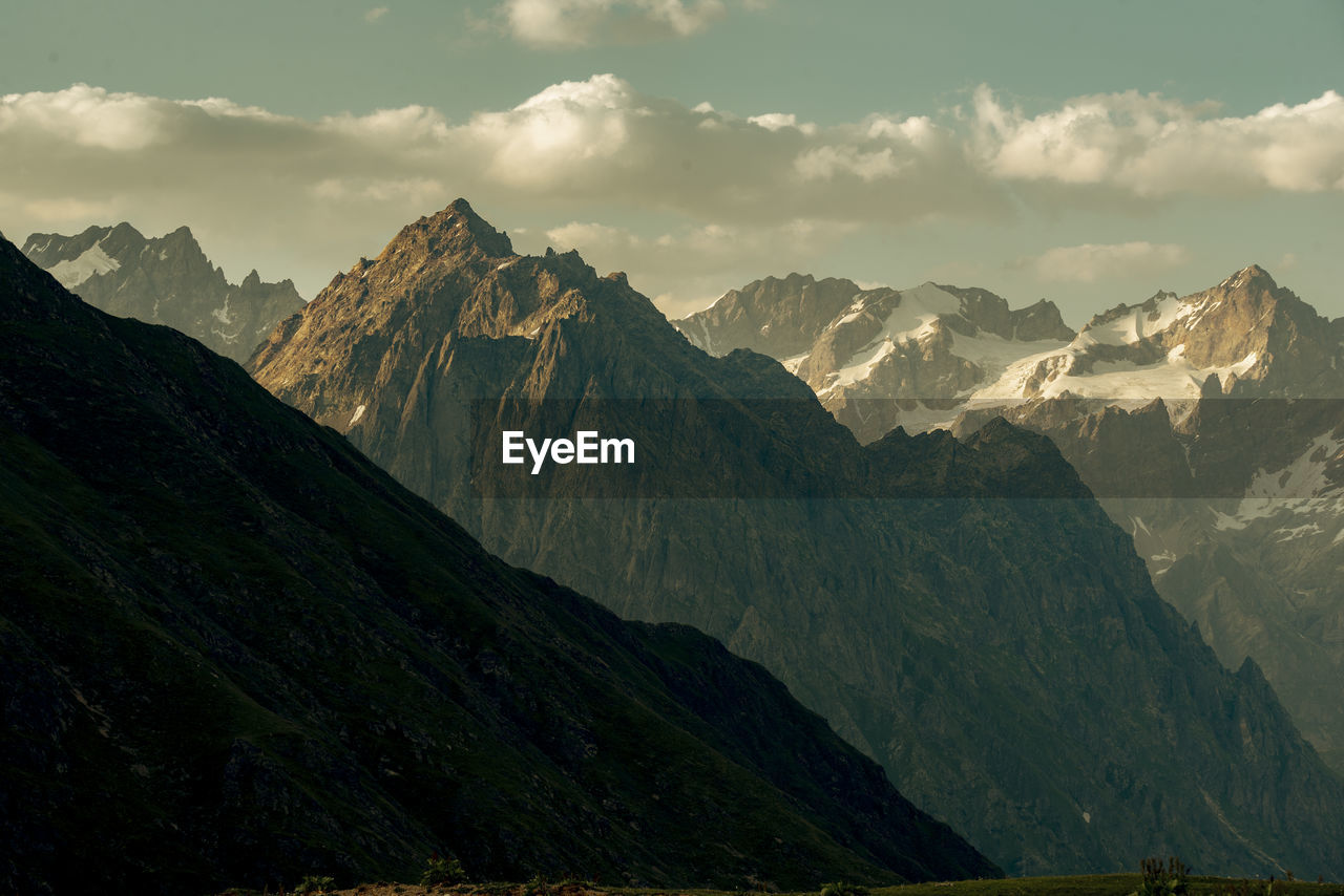 This is georgia's beauty of the svaneti mountains