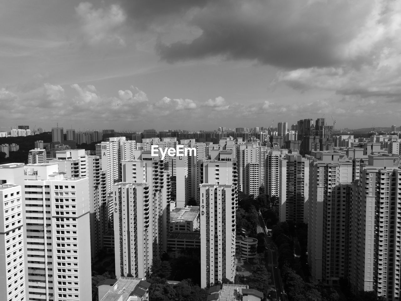 Cityscape against sky