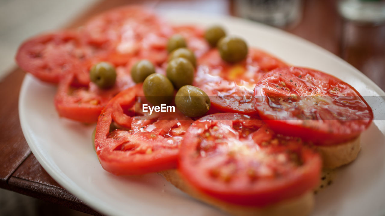 Close-up of food on plate