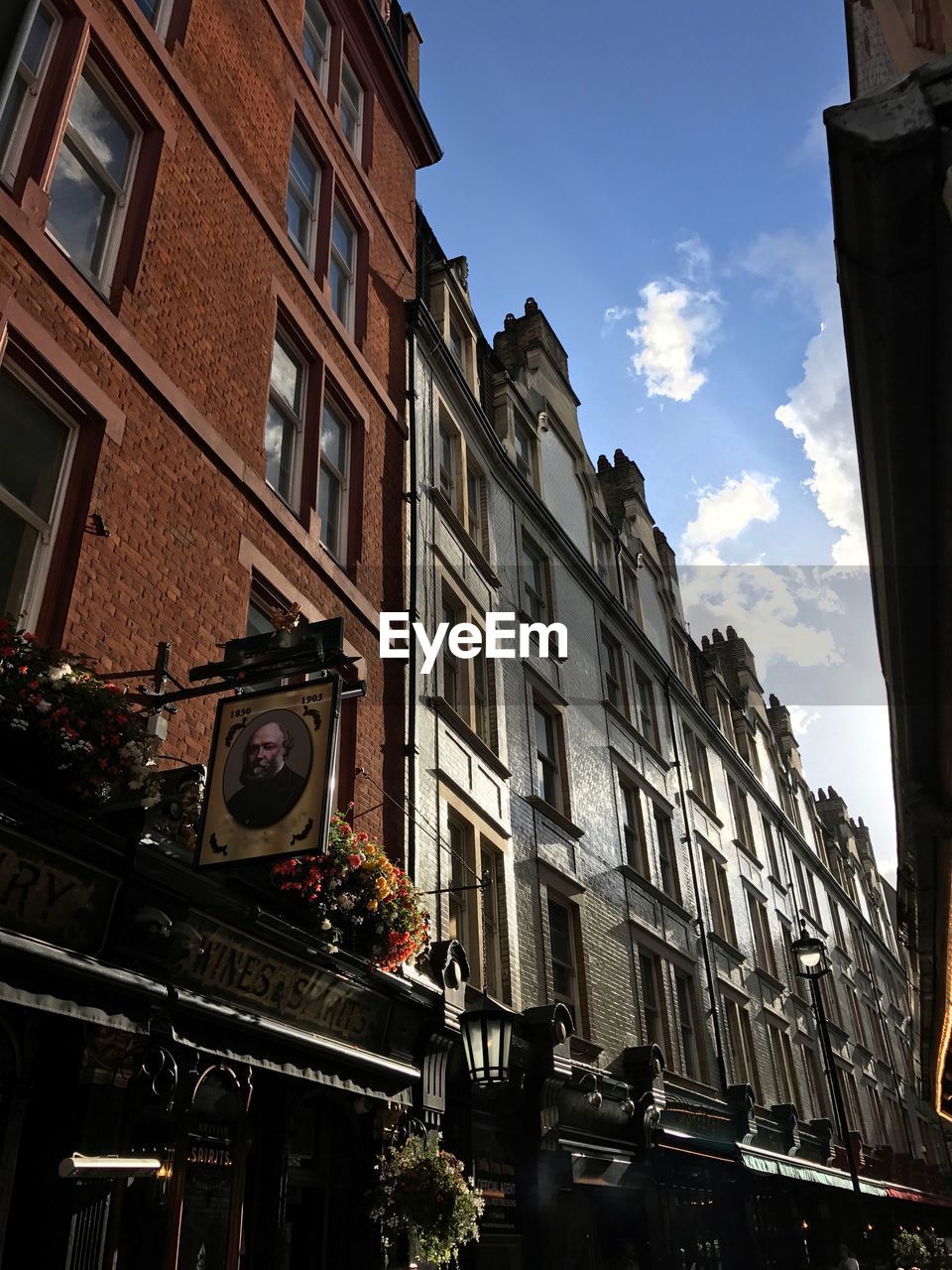 LOW ANGLE VIEW OF BUILDINGS