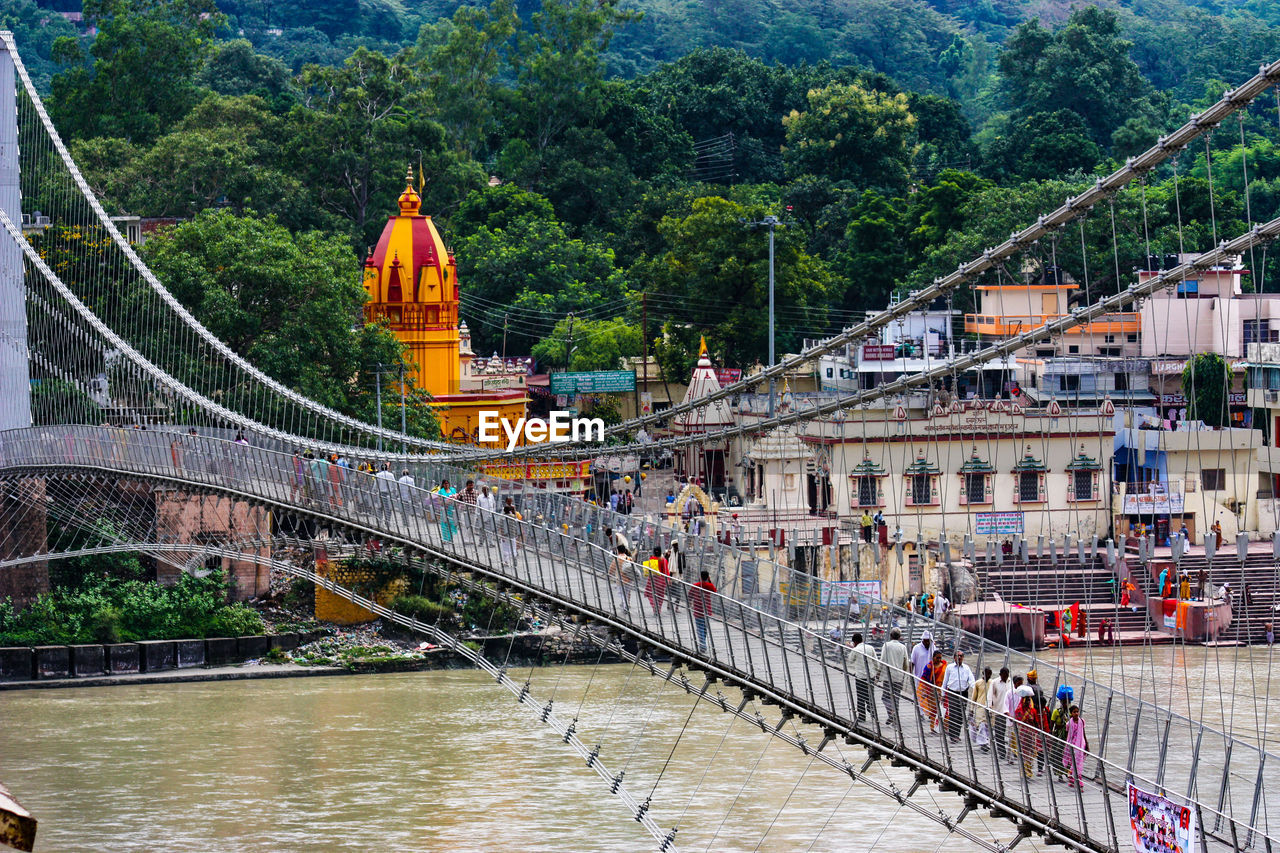 VIEW OF BRIDGE OVER RIVER IN TEMPLE