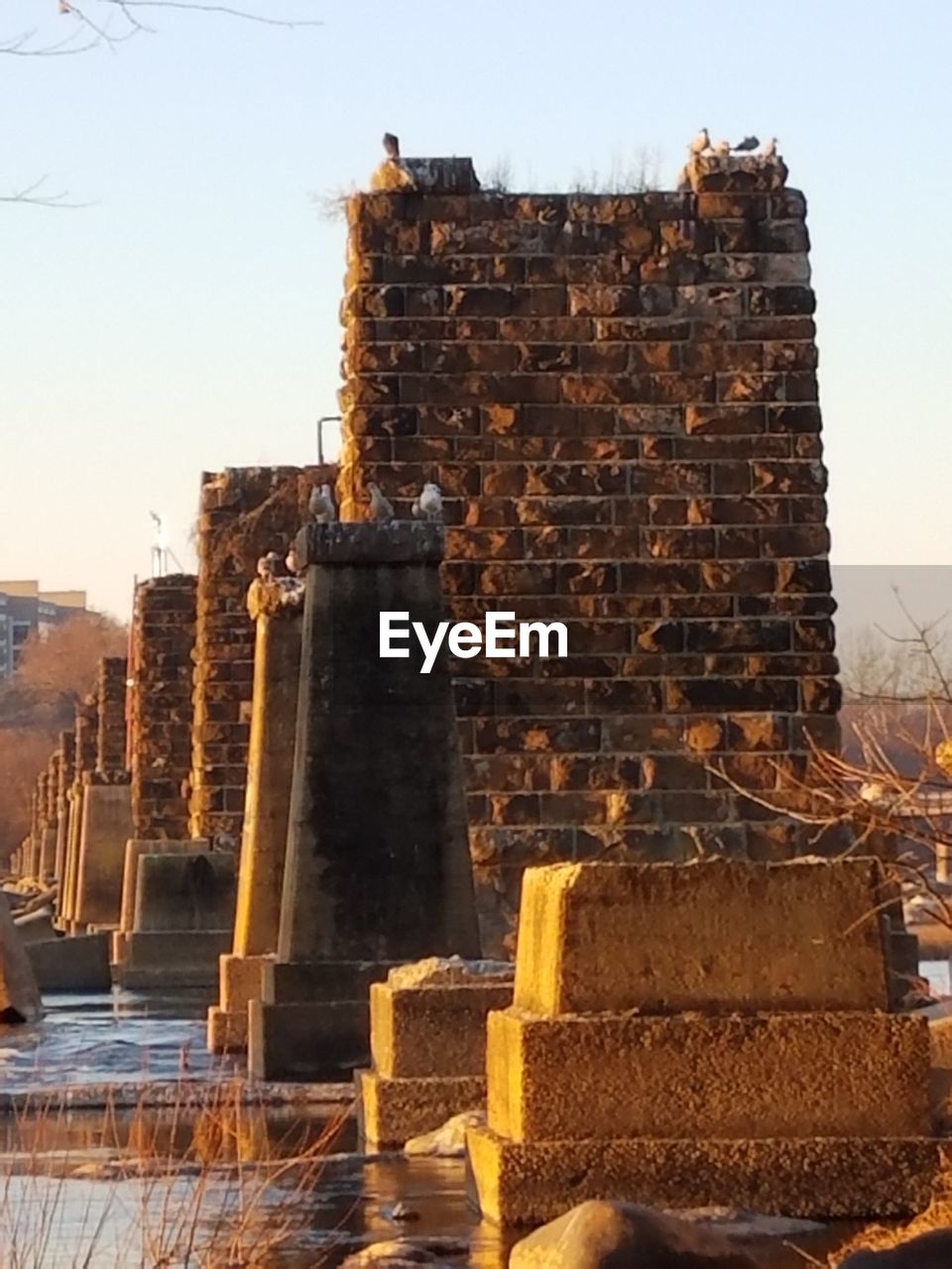 OLD RUIN AGAINST SKY