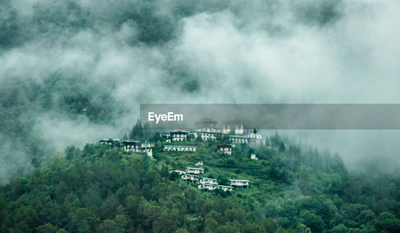 HIGH ANGLE VIEW OF LANDSCAPE AGAINST SKY