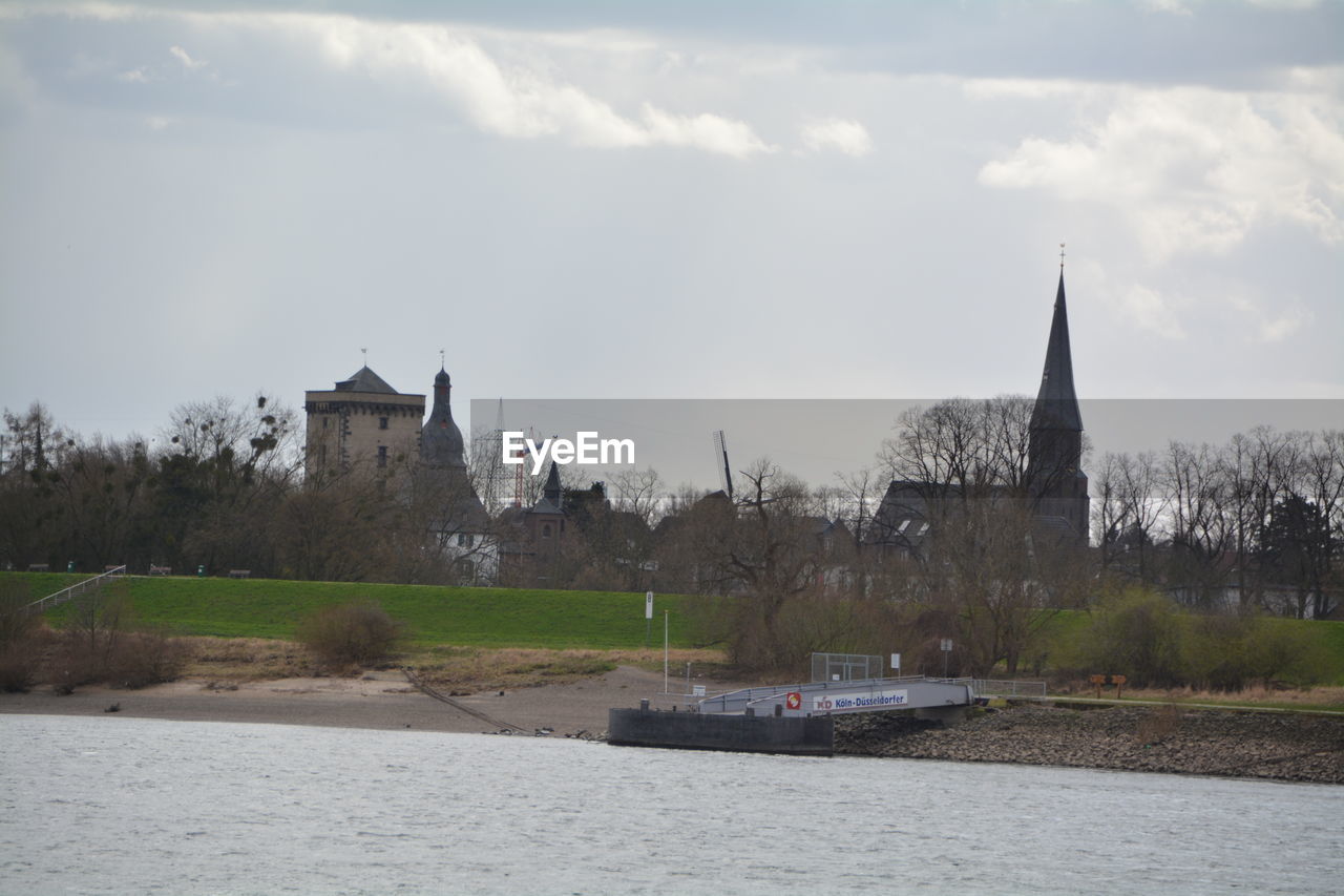 River with buildings in background