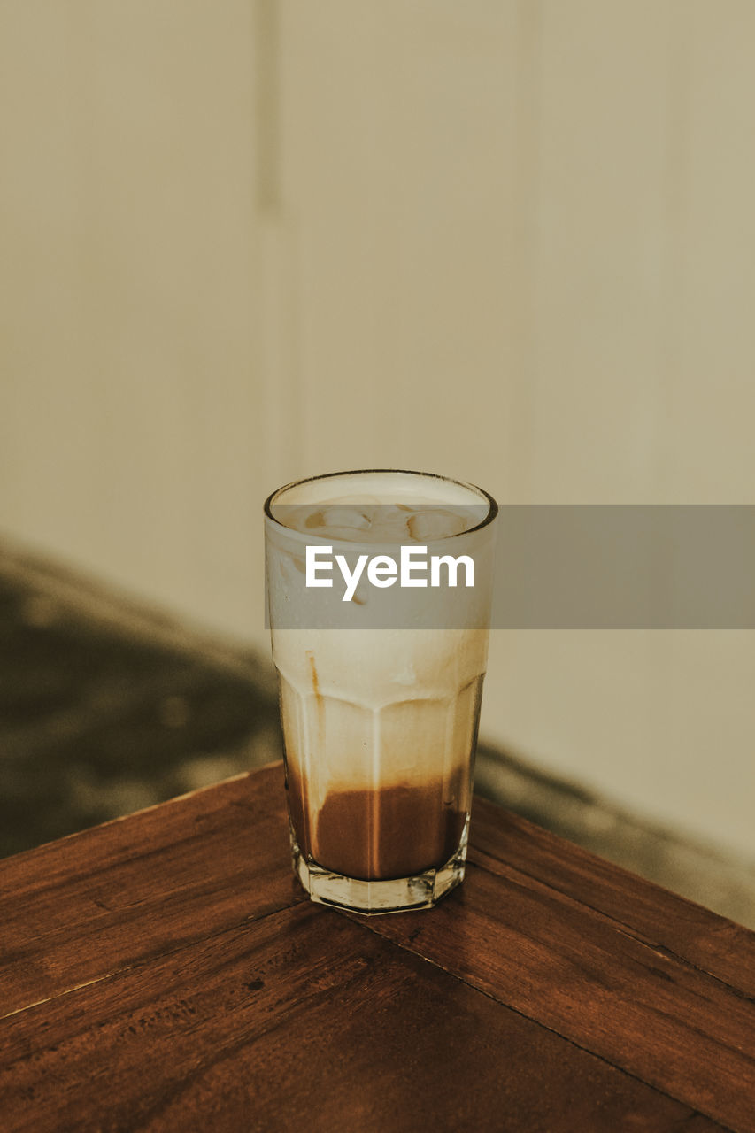 Close-up of coffee on table