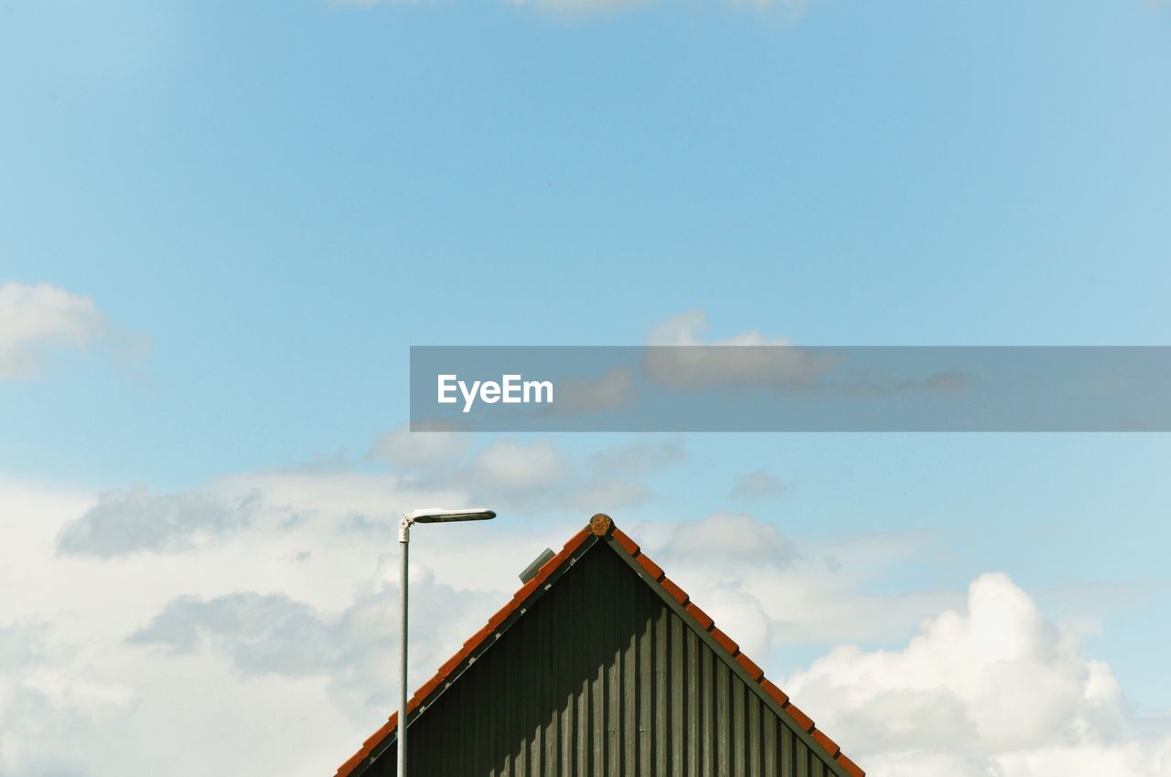 Low angle view of building against sky