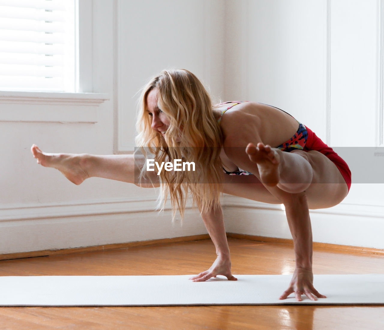 Woman doing yoga