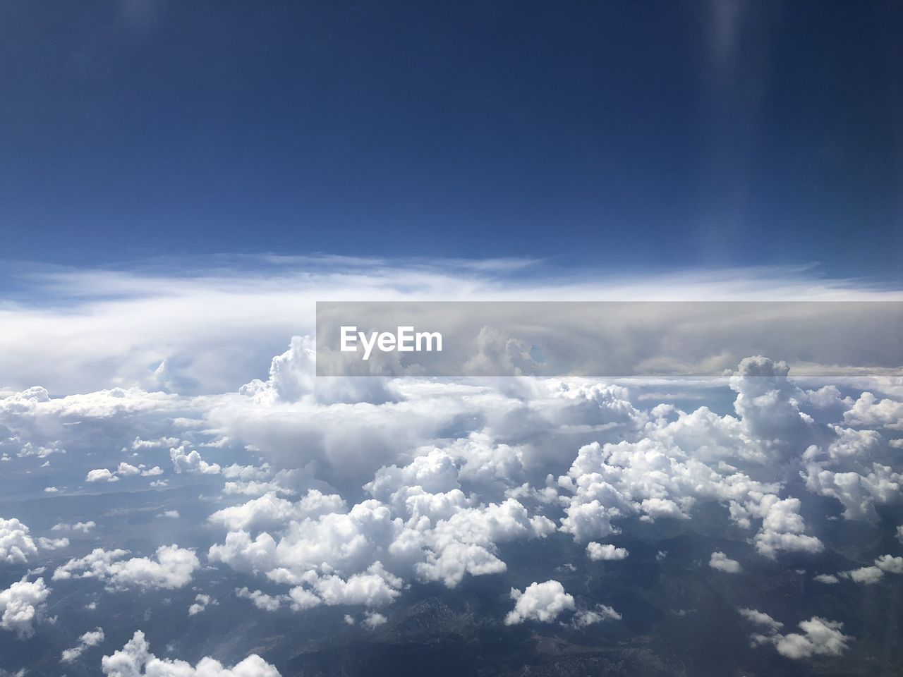 AERIAL VIEW OF CLOUDS IN SKY