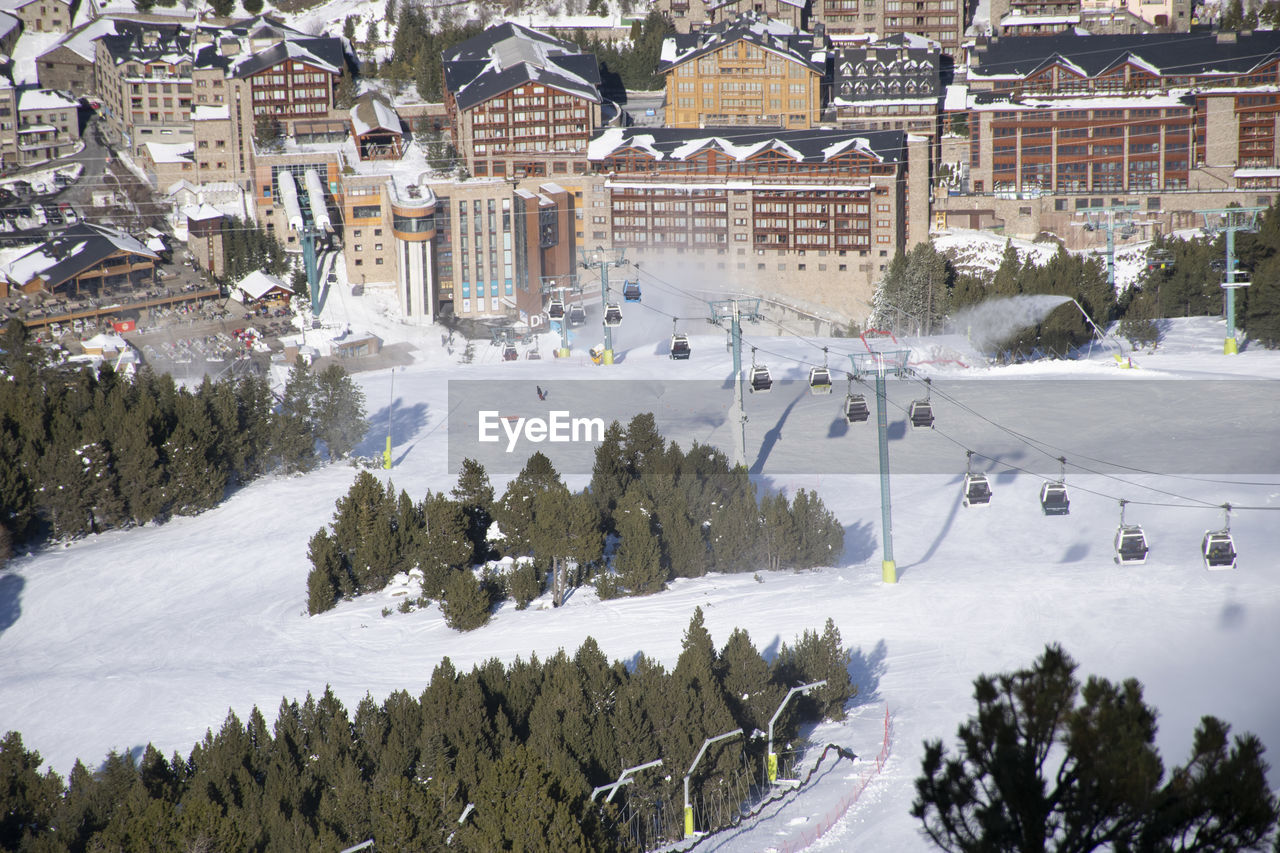 Cable car in andorra