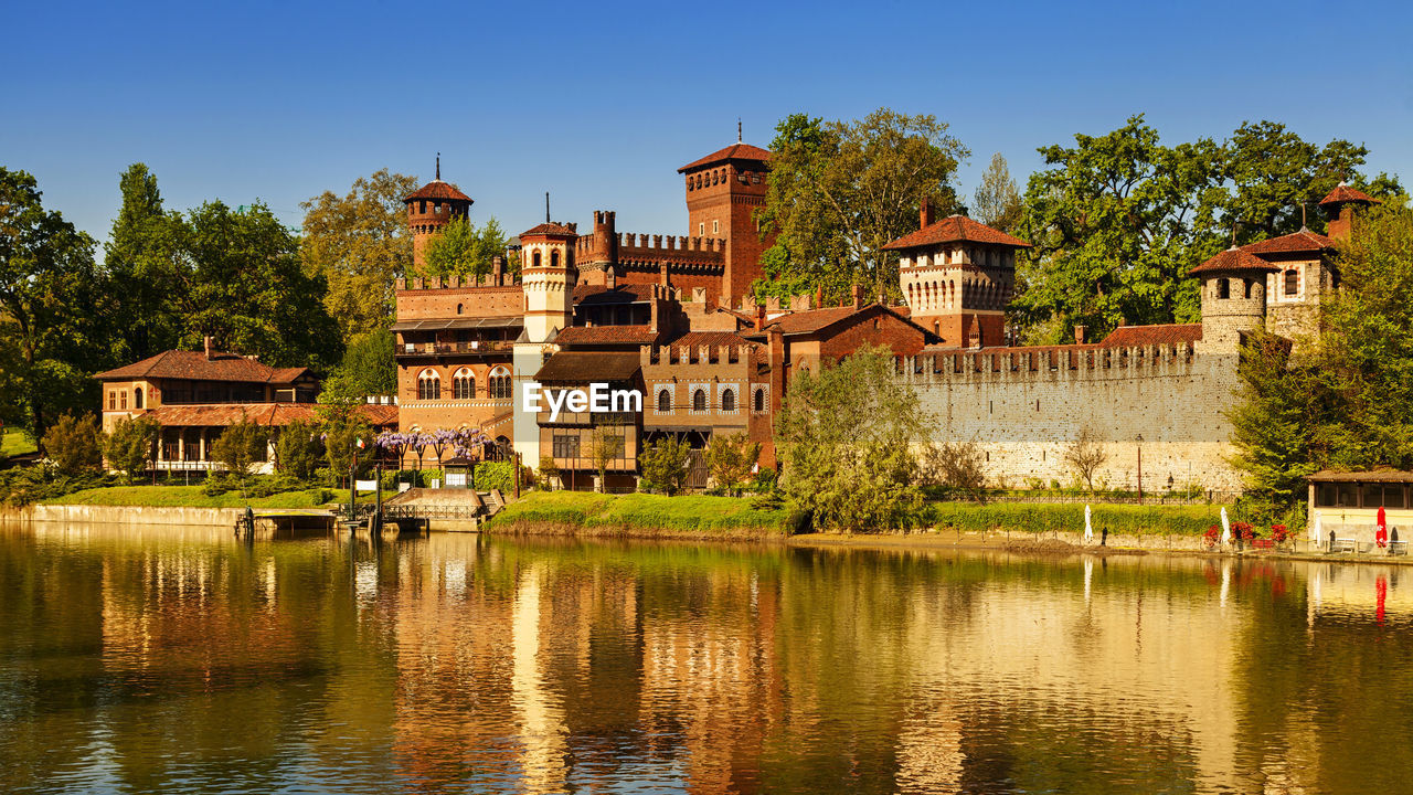 Amazing medieval castle in valentine park