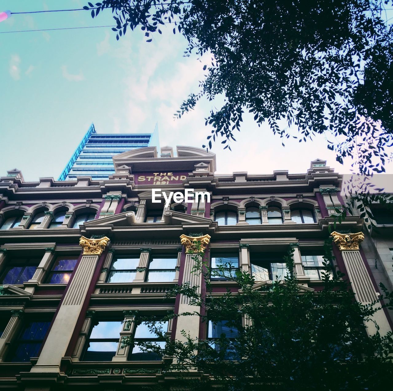 LOW ANGLE VIEW OF BUILDINGS AGAINST SKY