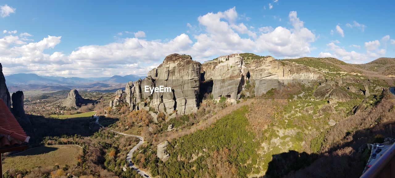 Panoramic view of landscape against sky