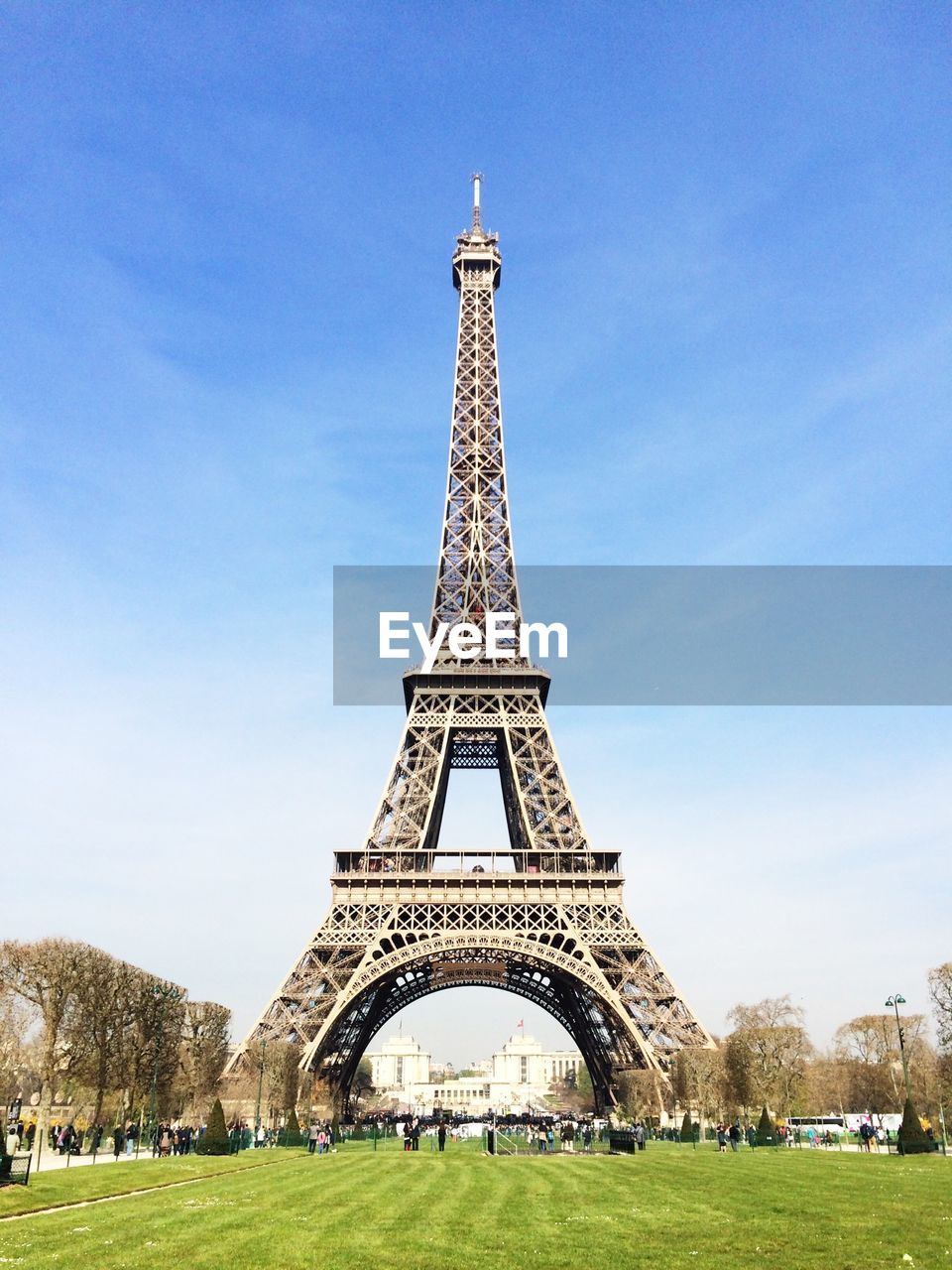 Eiffel tower against sky