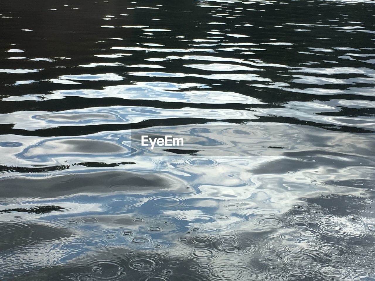 HIGH ANGLE VIEW OF RIPPLED WATER IN SHALLOW