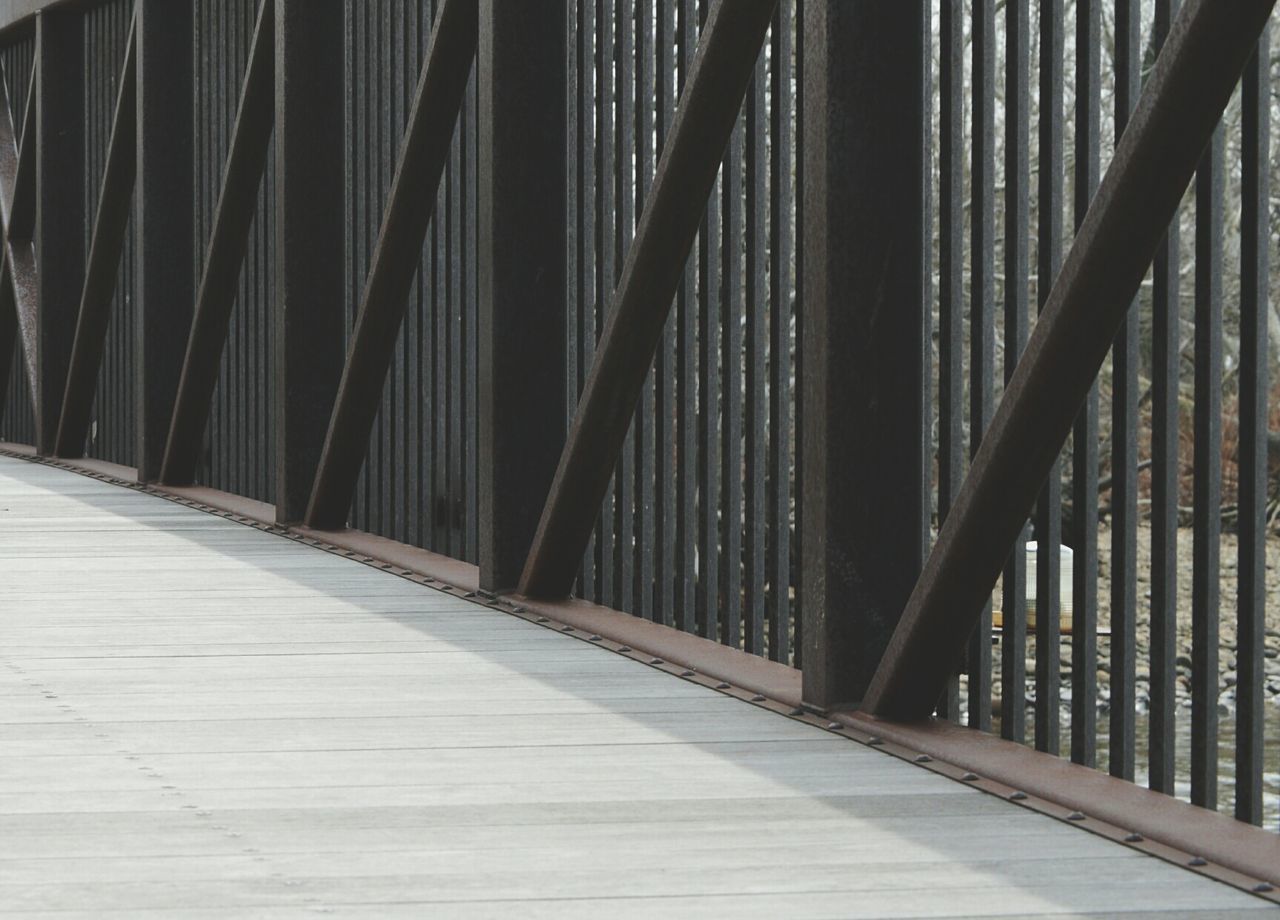 Wooden footbridge