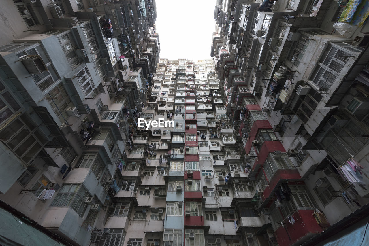 LOW ANGLE VIEW OF RESIDENTIAL BUILDINGS