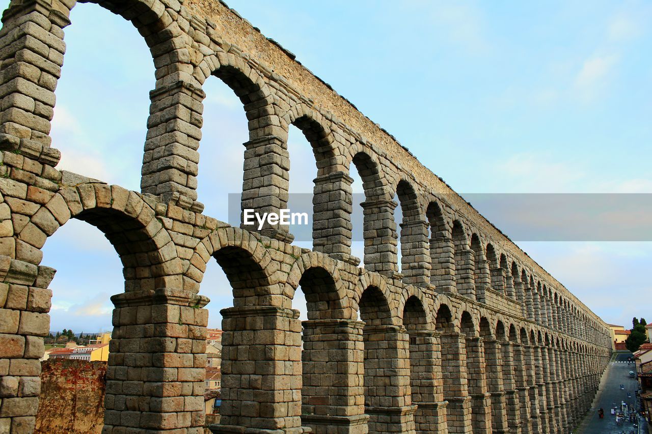 LOW ANGLE VIEW OF A BUILDING