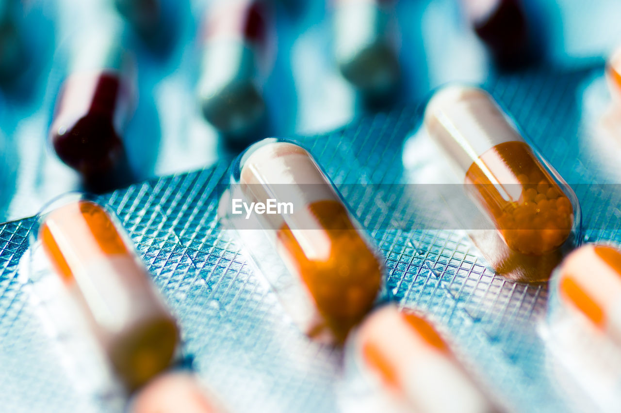 Close up of pills