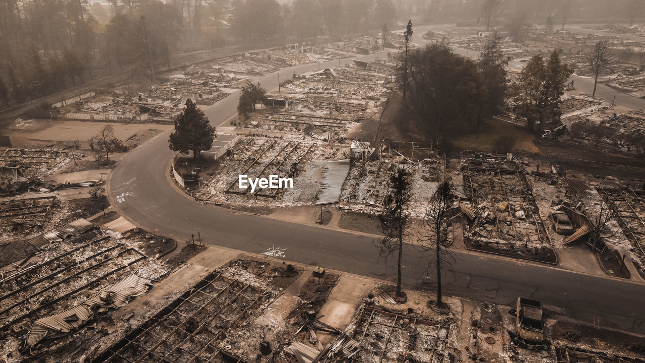 Forest fire destroys many people's lives after wildfire blows through oregon. 