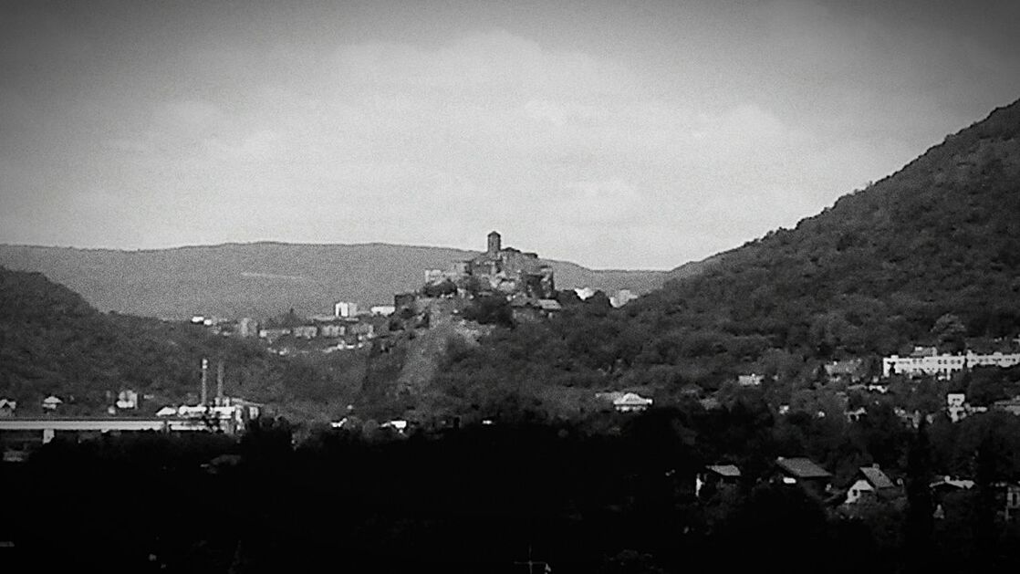 VIEW OF TOWN AGAINST SKY