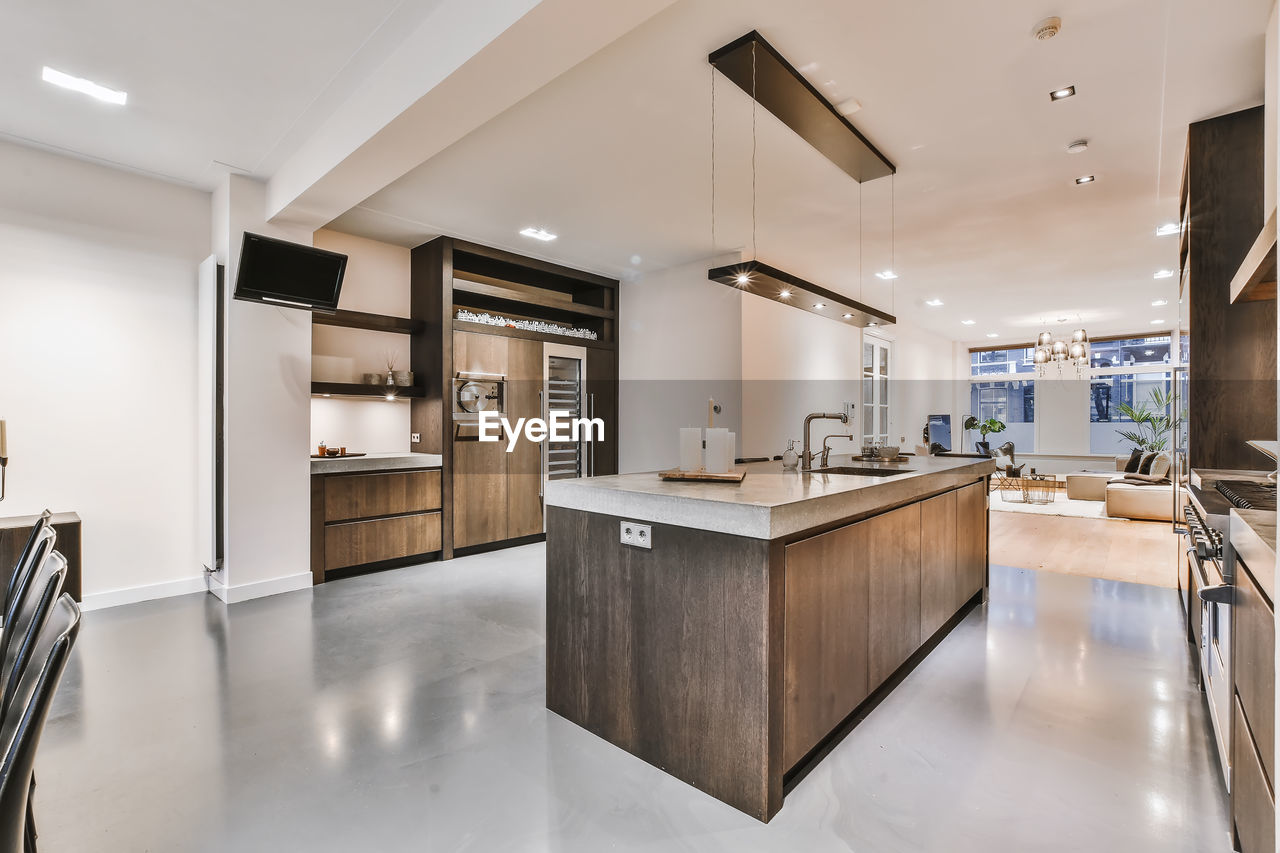 Interior of modern kitchen at home