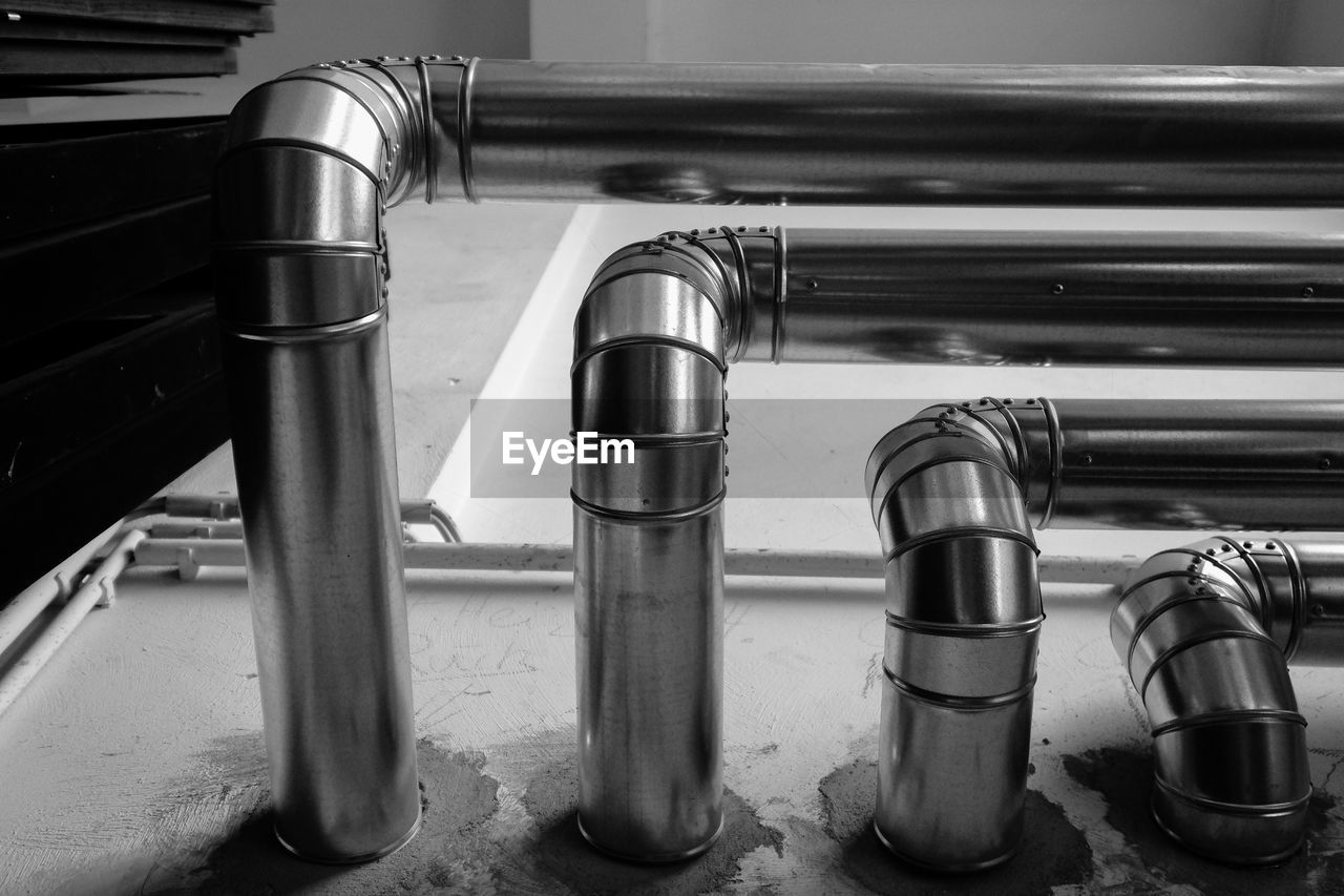 Close-up of pipes