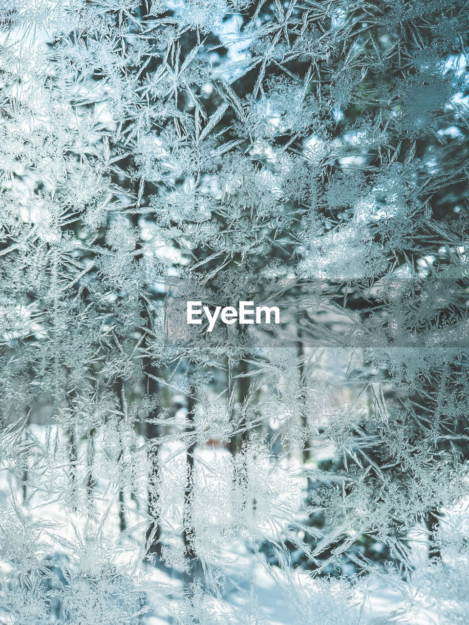 high angle view of snow covered landscape