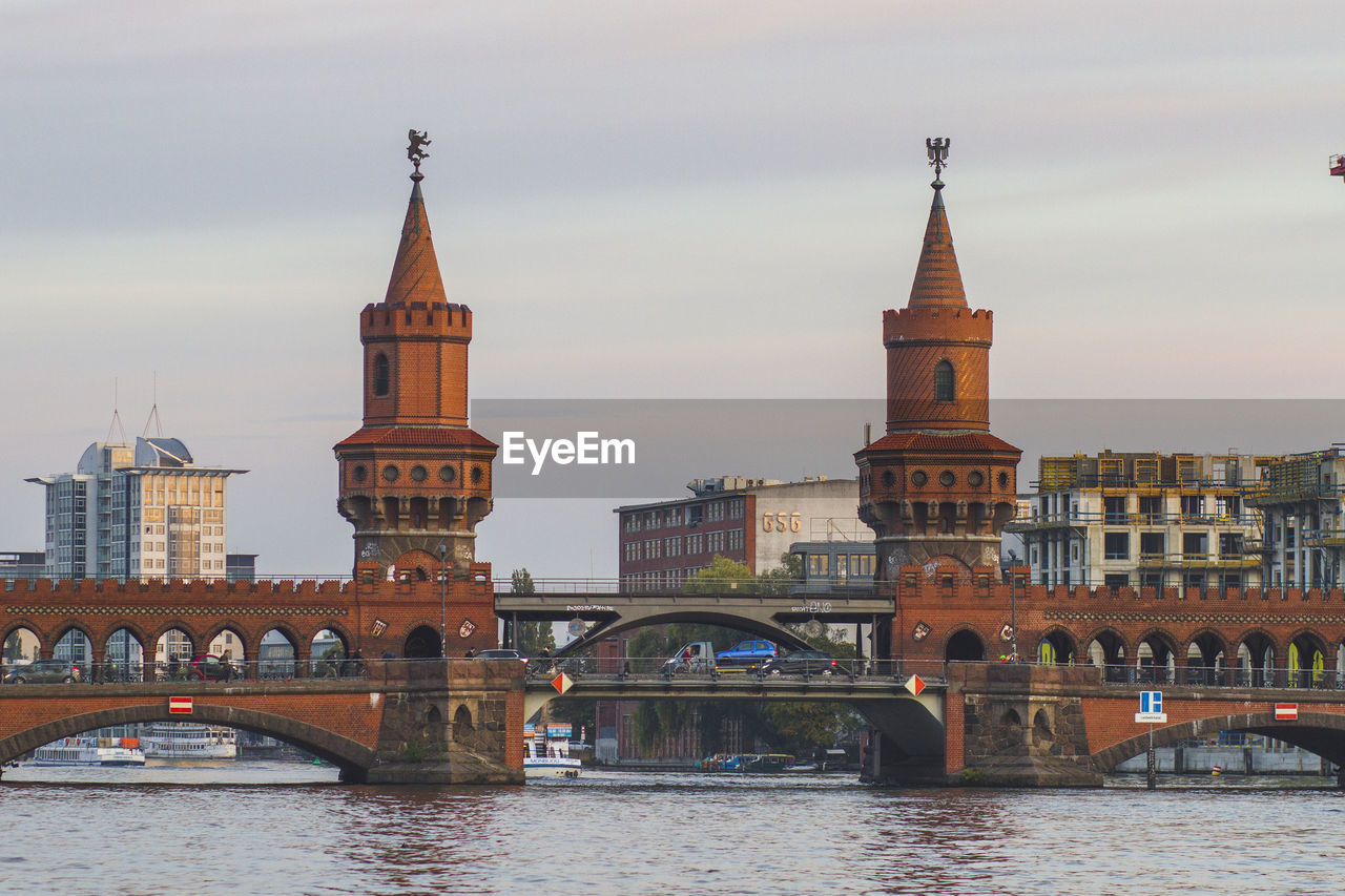 BRIDGE OVER RIVER IN CITY