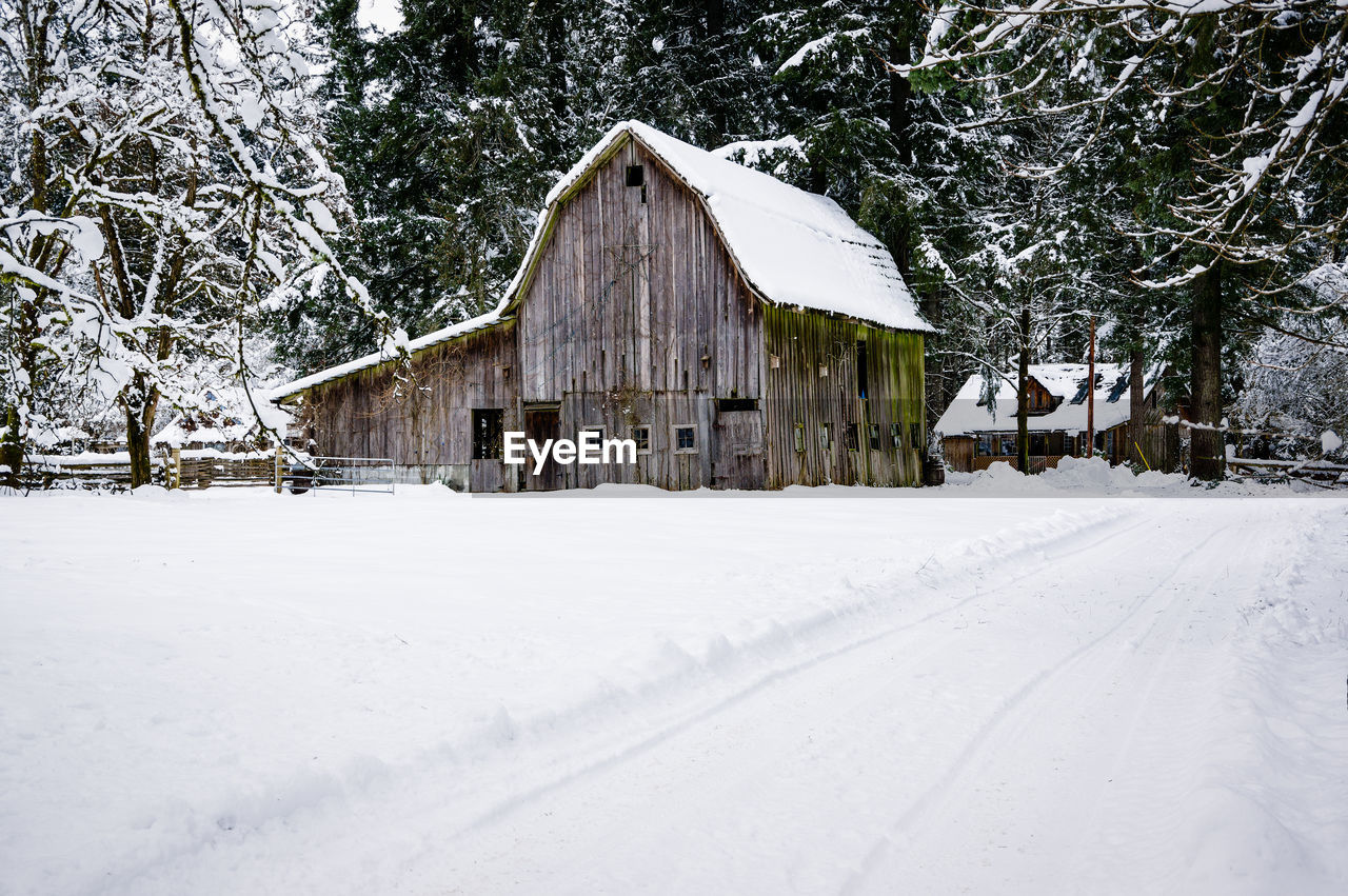 BUILT STRUCTURE IN WINTER