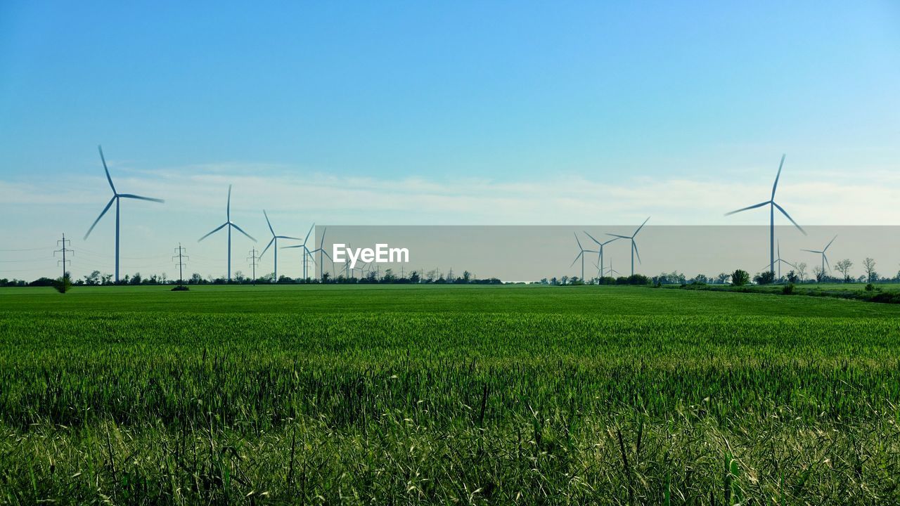 WIND TURBINES ON LAND