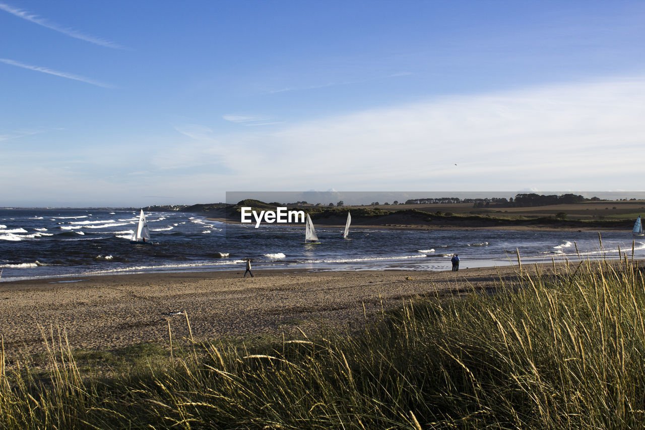 VIEW OF BEACH AGAINST SKY