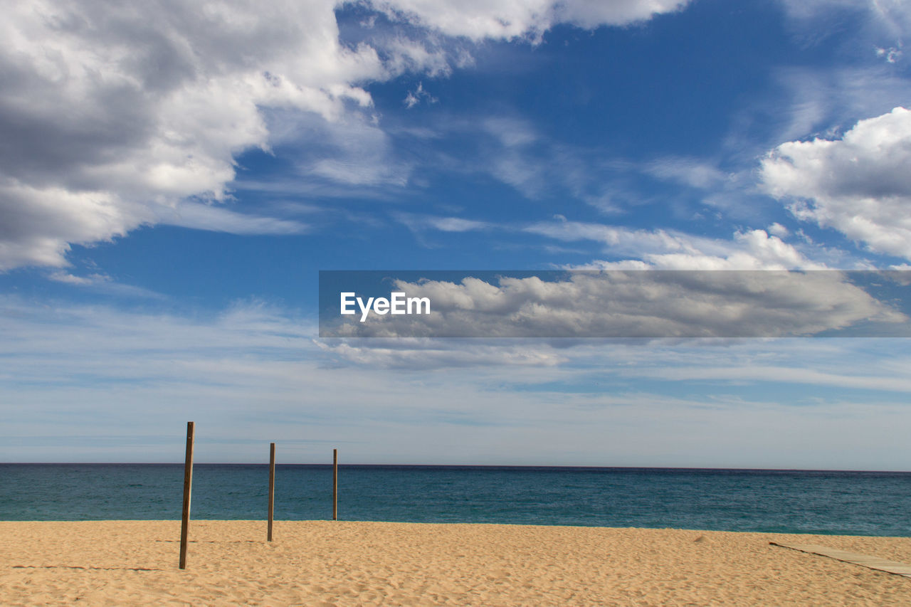 SCENIC VIEW OF SEA AGAINST BLUE SKY