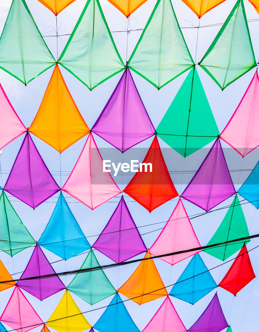 Colorful kites at khao san road, bangkok, thailand.