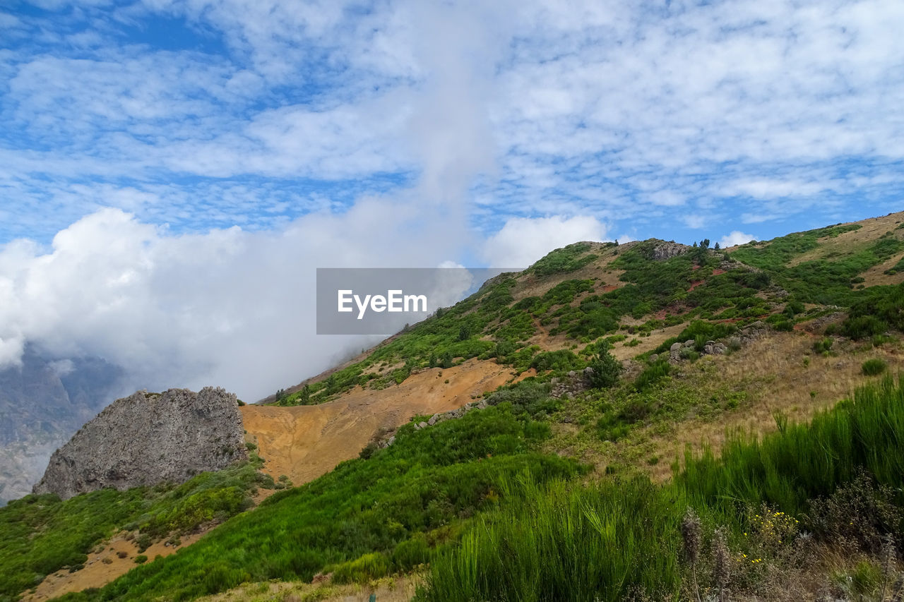 Panoramic view of landscape against sky