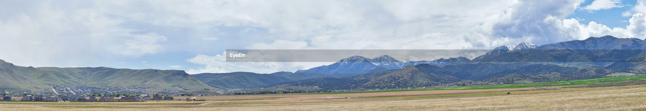 PANORAMIC SHOT OF LANDSCAPE AGAINST SKY