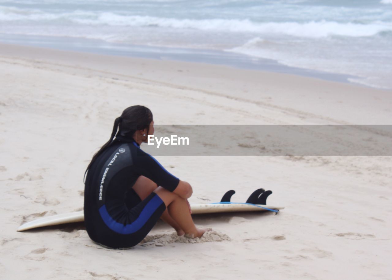 WOMAN ON BEACH