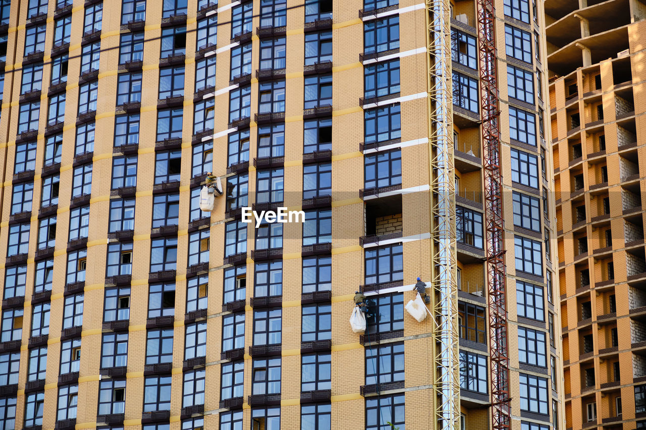 Low angle view of modern building