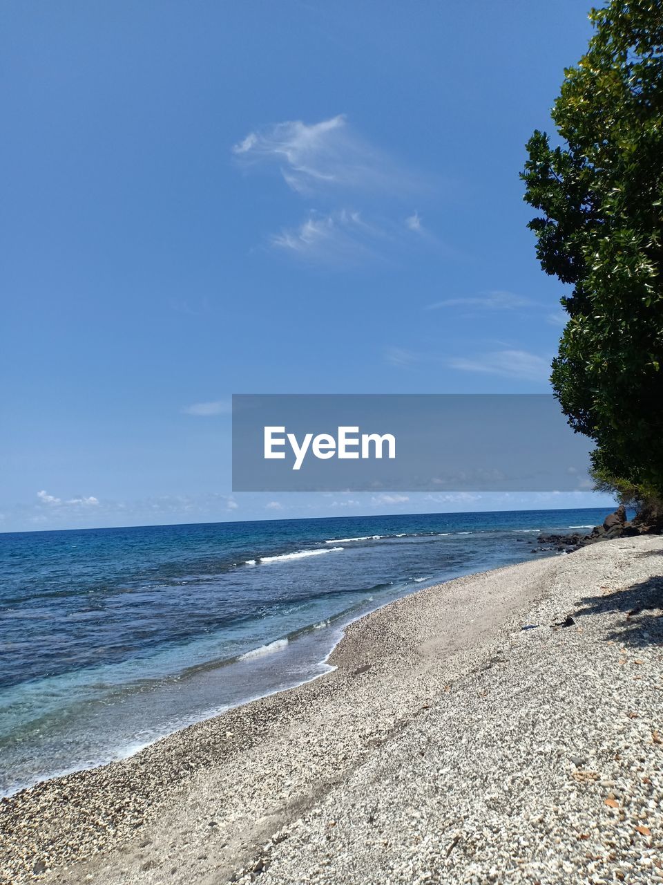 SCENIC VIEW OF SEA AGAINST BLUE SKY